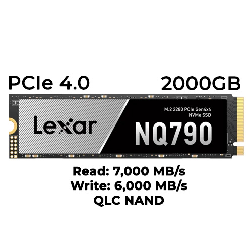 Lexar NQ790 2TB Gen4 M.2 NVMe SSD