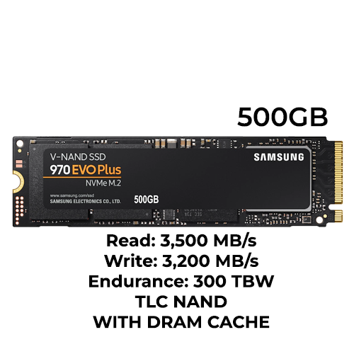 Samsung 970 EVO Plus 500GB M.2 NVMe SSD
