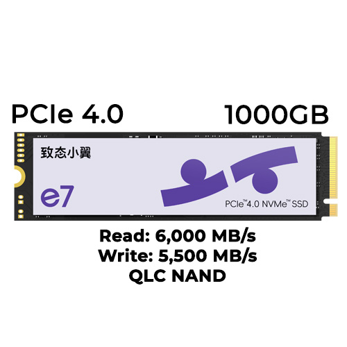 YMTC E7 1TB Gen4 NVMe SSD