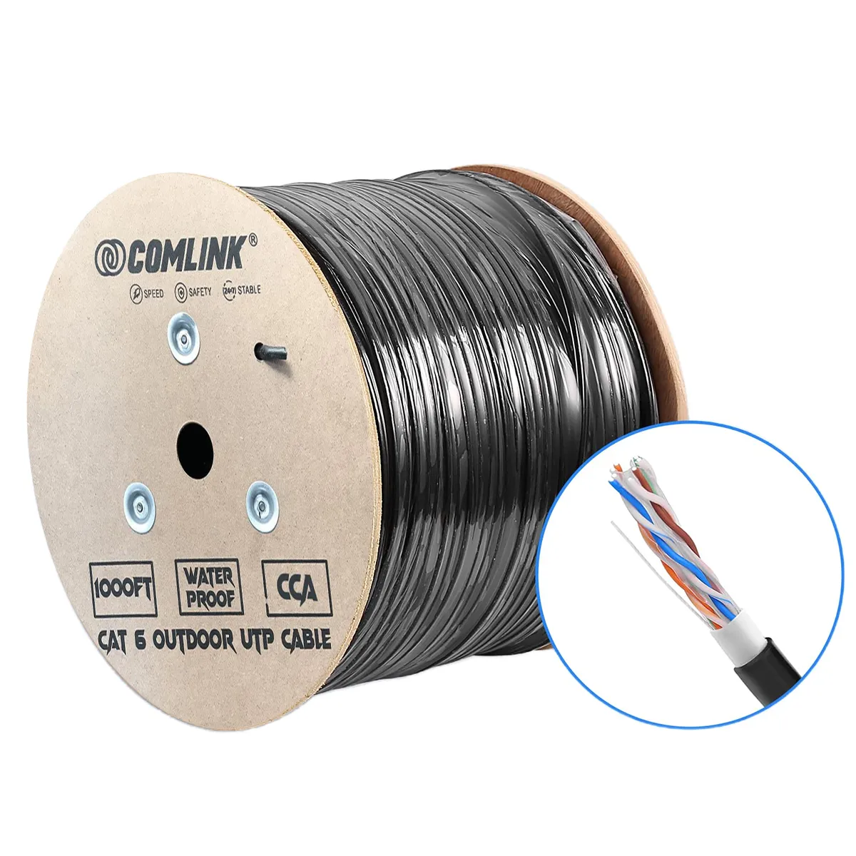 COMLINK CAT6 Outdoor LAN Cable (305meters) (1 Box)