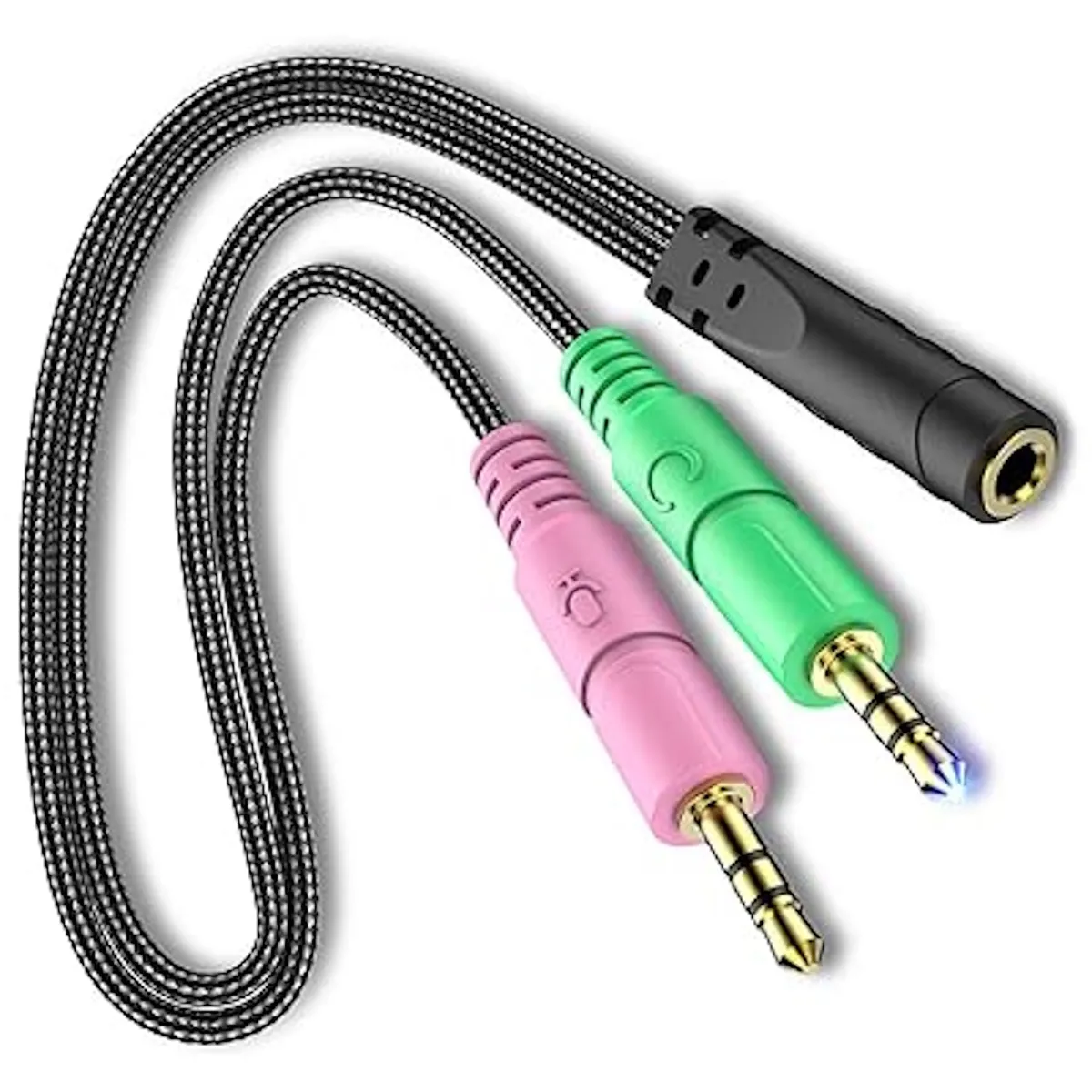 Audio Splitter Cable (1x female to 2x male)