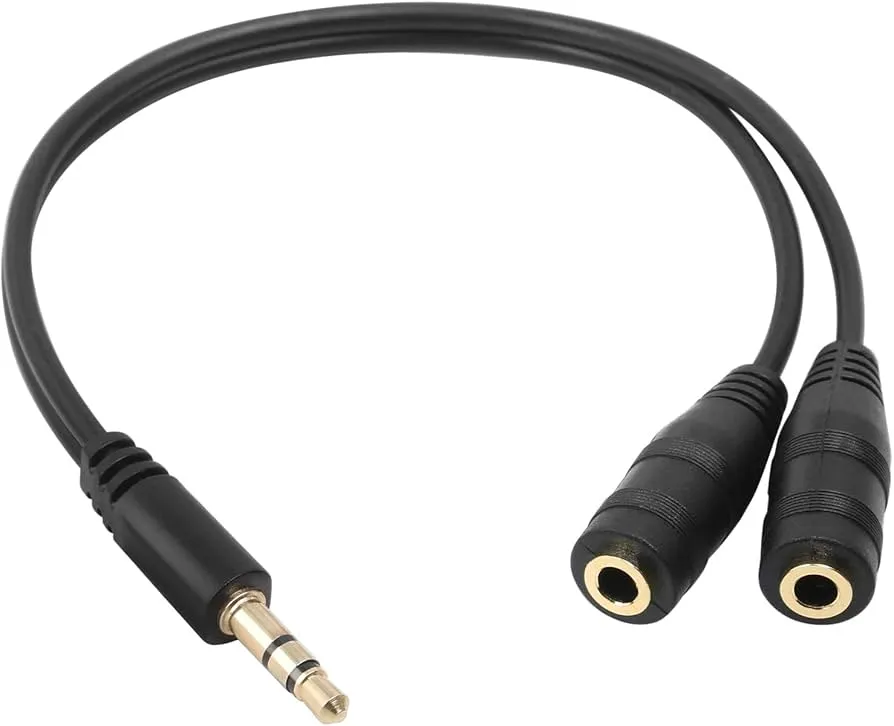 Audio Splitter Cable (2x female to 1x male)