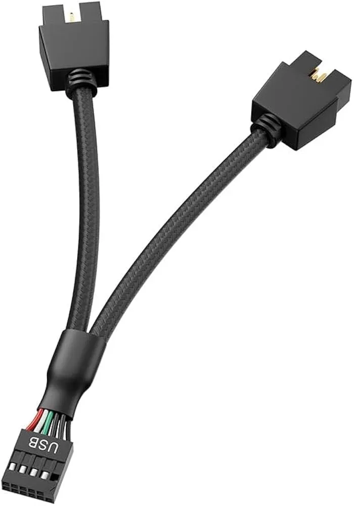 USB 2.0 Header Splitter Cable (Shielded)