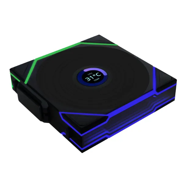 Lian Li UniFan TL Wireless LCD 120 (Reverse) (Black)