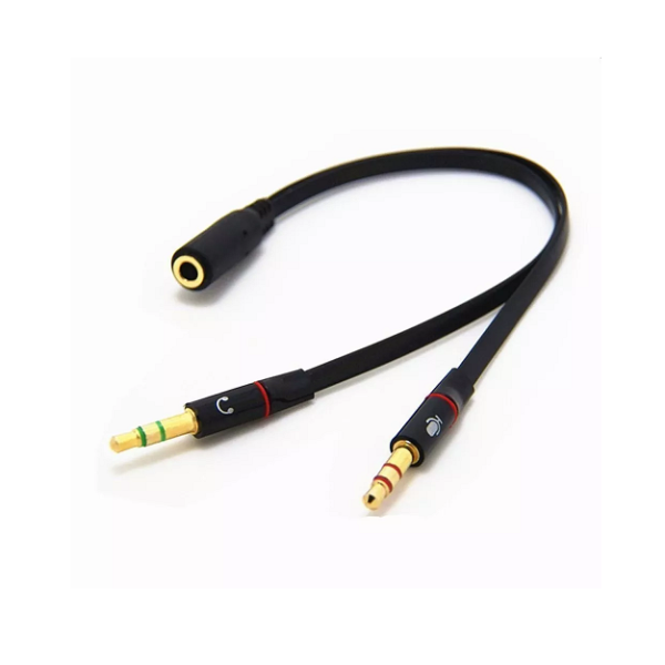 Audio Y Splitter Single to 2 Jack