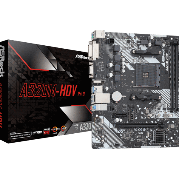ASRock A320M HDV R4.0 (VGA/HDMI/DVI)