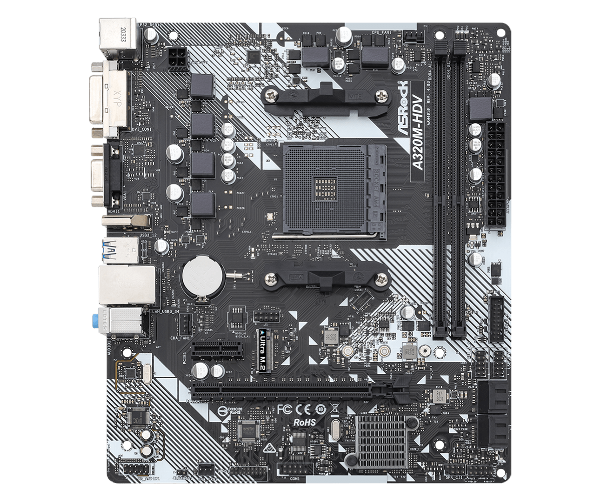 ASRock A320M HDV R4.0 (VGA/HDMI/DVI) - Image 5