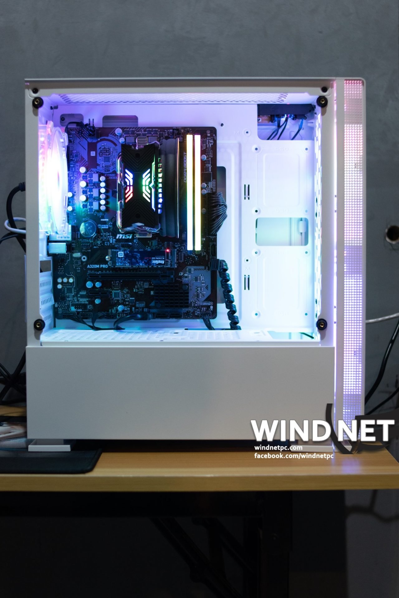 YGT B702 White (mATX) Case only - Image 2