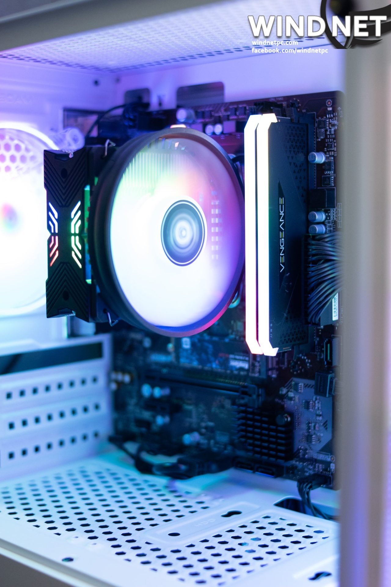 YGT CL2913 2-Heat Pipe RGB CPU Cooler - Image 2