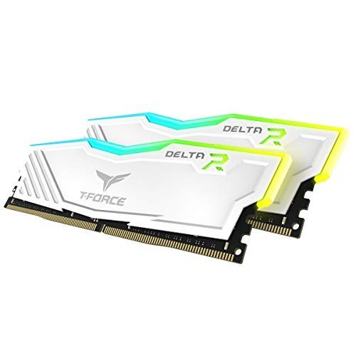 T-Force Delta RGB 16GB (2x8GB) DDR4 3600mhz CL18 (White) - Image 2