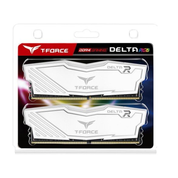 T-Force Delta RGB 16GB (2x8GB) DDR4 3600mhz CL18 (White) - Image 3