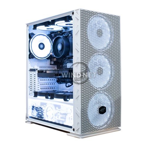 YGT Ax8 (White) with 8pcs RGB Fan
