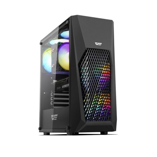Darkflash DK150 (Black) (ATX) with 3 RGB Fan