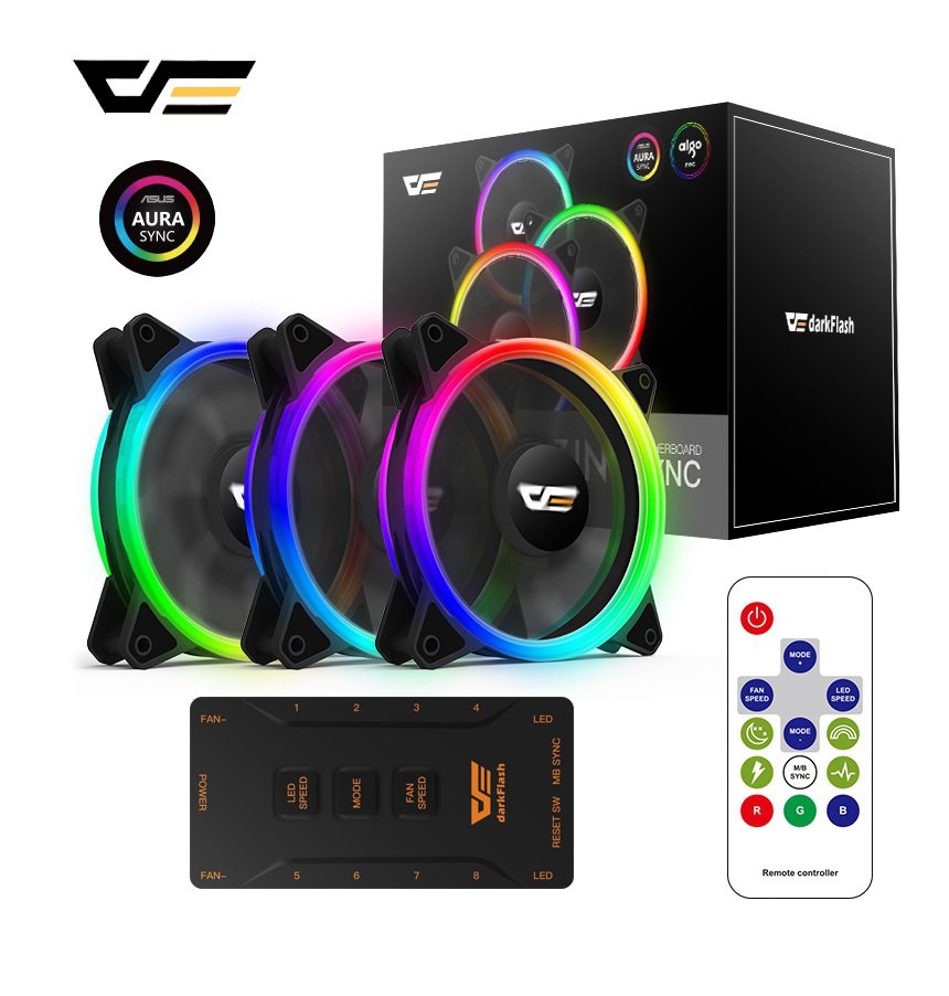 DarkFlash DR12 PRO 3in1 with Hub and Remote