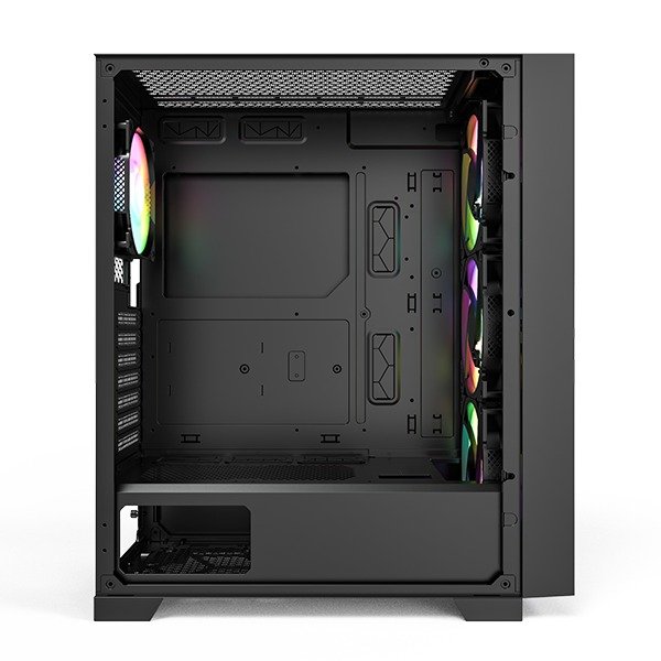 Montech AIR 1000 Premium (Black) ATX Case w/ 4x ARGB Fan - Image 6