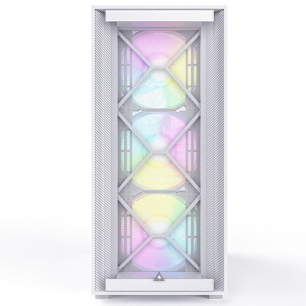 Montech AIR 1000 Premium (White) ATX Case w/ 4x ARGB Fan - Image 5