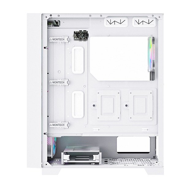 Montech AIR 1000 Premium (White) ATX Case w/ 4x ARGB Fan - Image 7