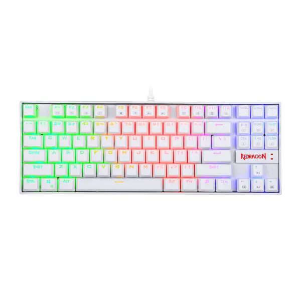 redragon kumara white switch blue