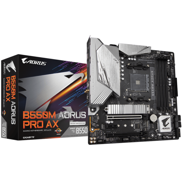 Gigabyte B550M AORUS PRO AX (w/ WiFi/Bluetooth)