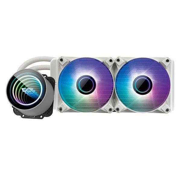 DarkFlash Twister DX240 Ver. 2 AIO Liquid Cooler (White)