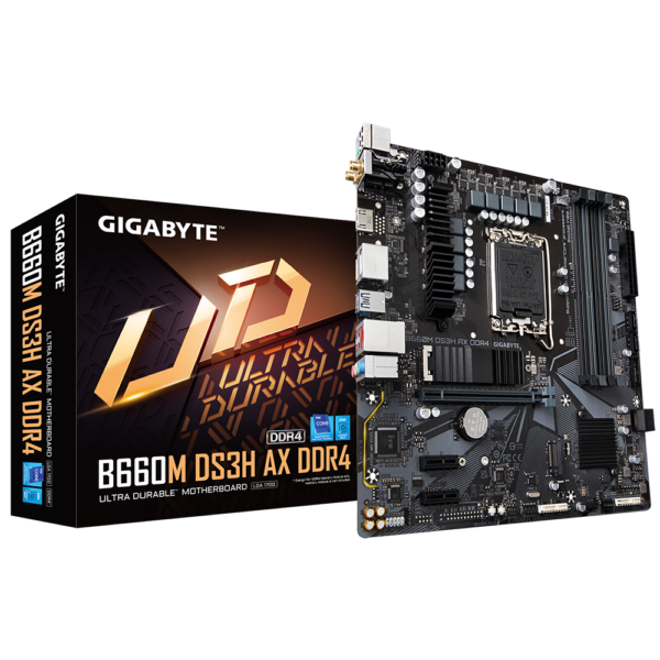 Gigabyte B660M DS3H AX DDR4 (WiFi/BT)