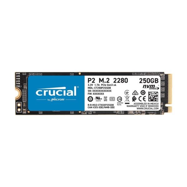 Crucial P2 250GB M.2 NVME