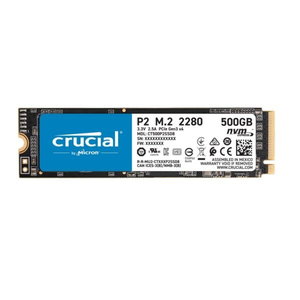 Crucial P2 500GB M.2 NVME