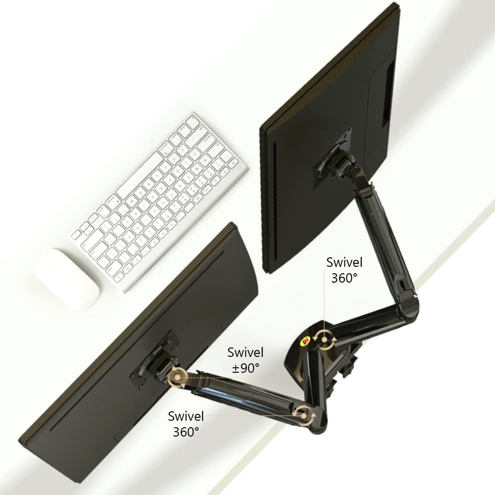North Bayou F160 Monitor Desk Mount (Dual) - Image 5