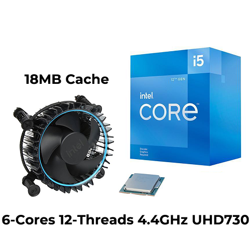CPU Intel Core i5-12400 12th Gen CPU Intel Core 12th Gen i5-12400 Processor - 18M Cache, 6 Cores