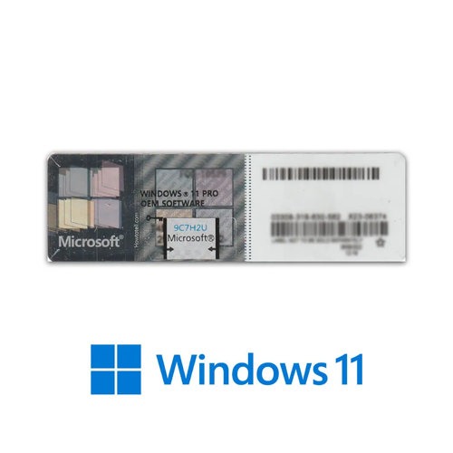Windows 10/11 PRO OEM License Code (Sticker) (1 PC Lifetime)