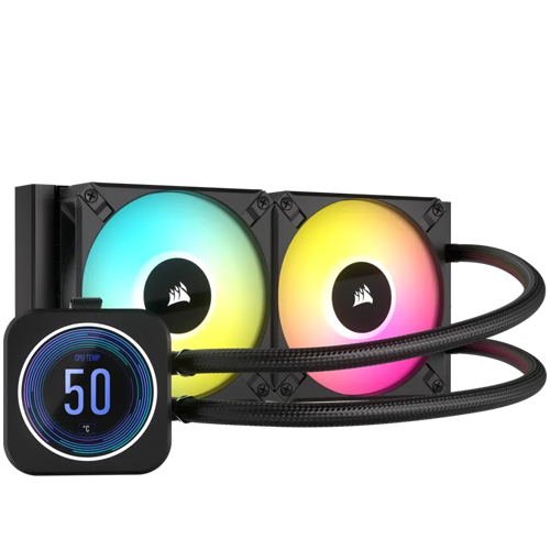 [Pre-order] Corsair iCUE H100i ELITE LCD DISPLAY XT 240mm AIO Liquid Cooler