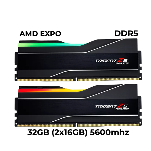 G.Skill Trident Z5 NEO RGB 32GB (2x16GB) DDR5 5600mhz (AMD EXPO)