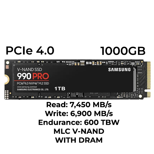 Samsung 990 PRO 1TB Gen4 m.2 NVMe SSD - WIND NET Computers