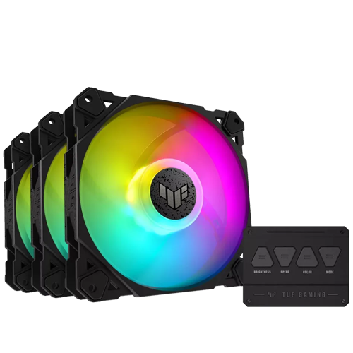 ASUS TUF TF120 ARGB (3-Pack Fan) Black