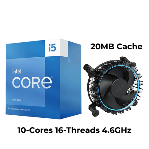 Intel Core i5 13400F (10-Cores (6P/4E) 16-Threads 4.6GHz 20MB Cache)