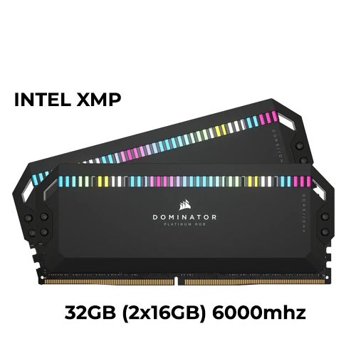 [Pre-order] Corsair Dominator Platinum RGB 32GB (2x16GB) DDR5 6000mhz (Black) (Intel XMP)