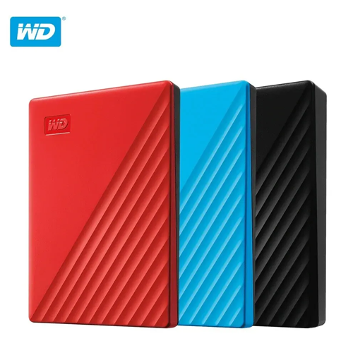WD My Passport 2TB External HDD USB 3.2 Slim Design