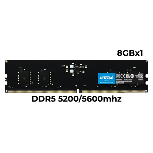 Crucial 8GB DDR5 5200/5600mhz