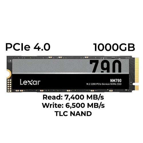 Lexar NM790 1TB Gen4 M.2 NVMe SSD