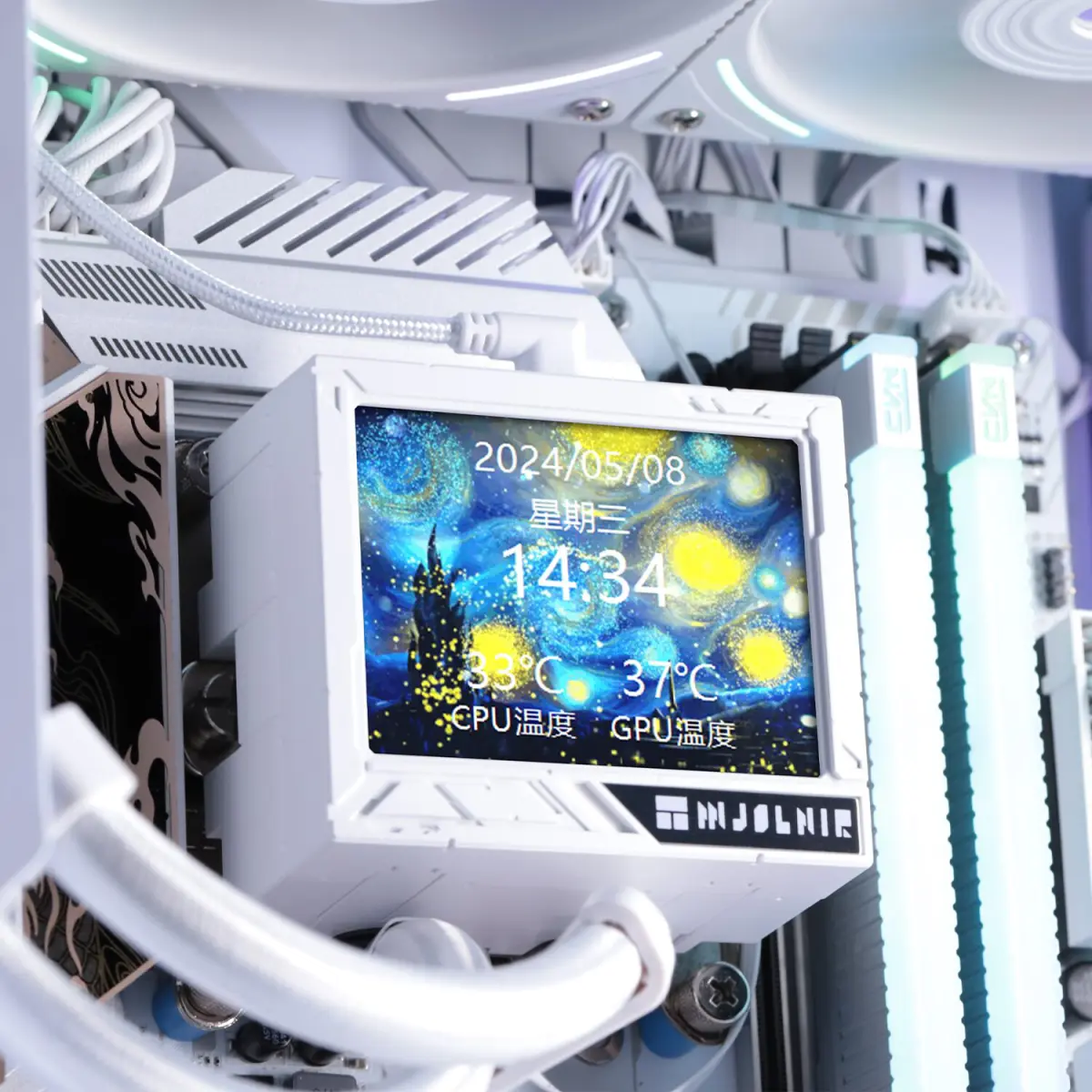 Thermalright Mjolnir Vision 360 LCD AIO ARGB (Black/White) with