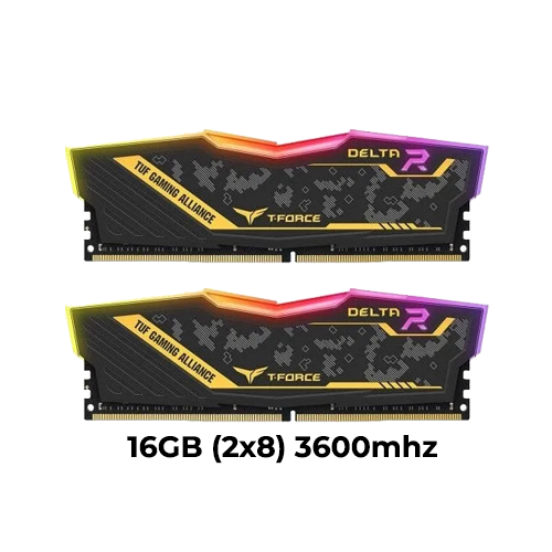 T-Force Delta TUF RGB 16GB (2x8GB) DDR4 3600mhz