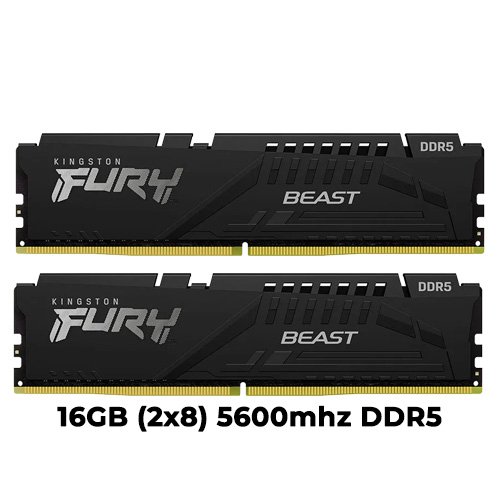 Kingston Fury Beast 16GB (2x8GB) DDR5 5600mhz CL36