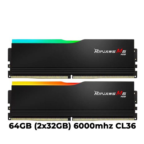 G.Skill Ripjaws M5 Neo RGB 64GB (2x32GB) DDR5 6000mhz (Black) (XMP/EXPO)