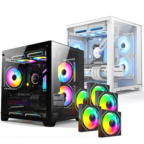 YGT N275 Mini Dual-Chamber (Black/White) (mATX)