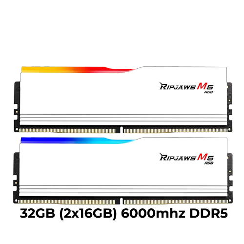 G.Skill Ripjaws M5 Neo RGB 32GB (2x16GB) DDR5 6000mhz (White) (XMP/EXPO)