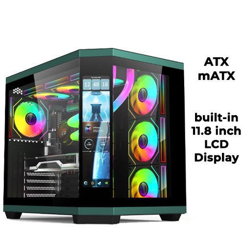 Acer Air2 Plus (Black-Green) w/ 11.8 inch LCD Screen (ATX)