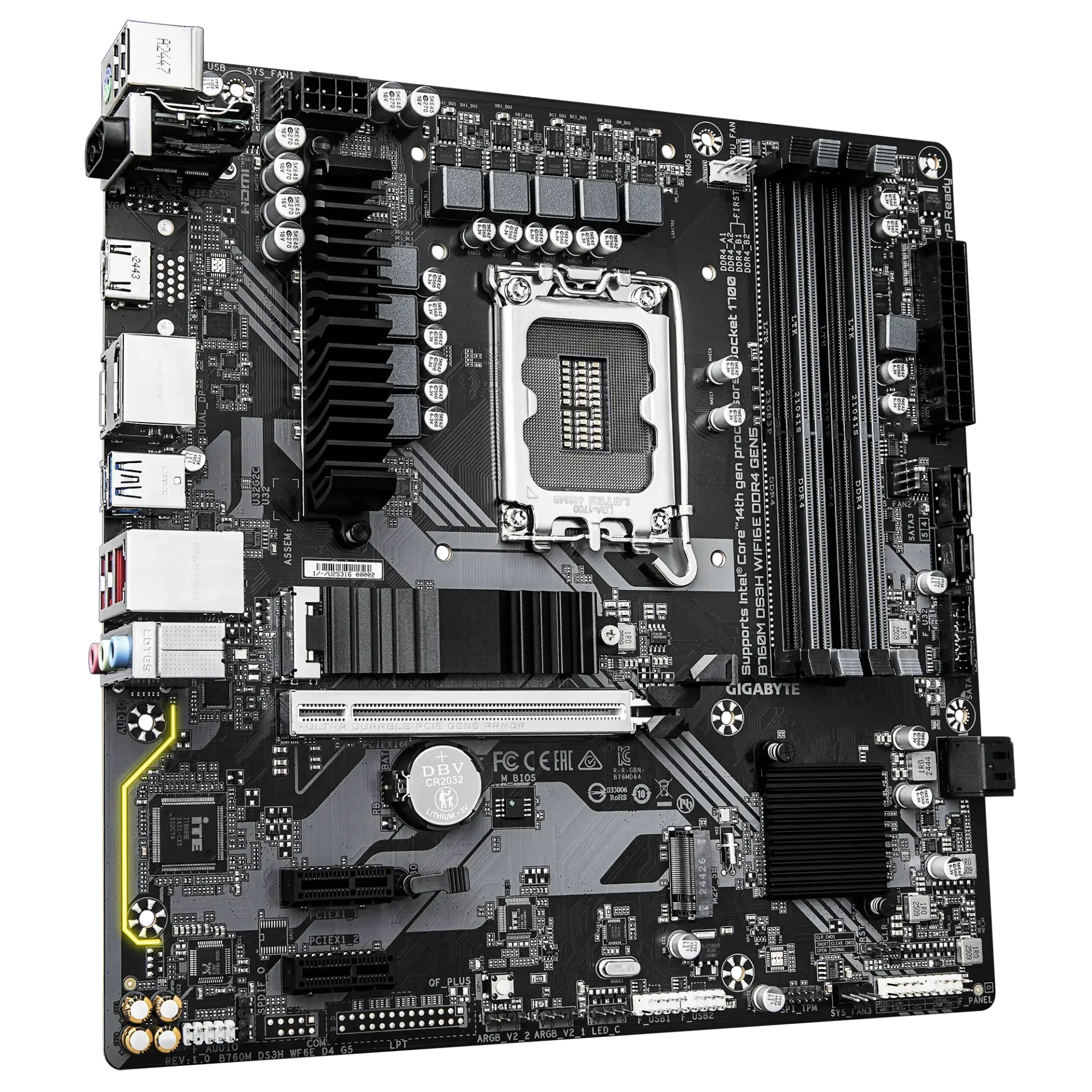 Gigabyte B760M DS3H WIFI6E DDR4 GEN5 (WiFi/BT) - Image 3