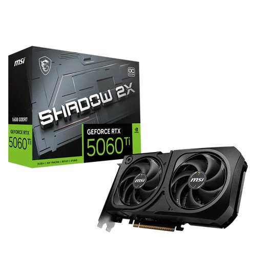 MSI RTX 5060Ti 16GB SHADOW 2X OC PLUS