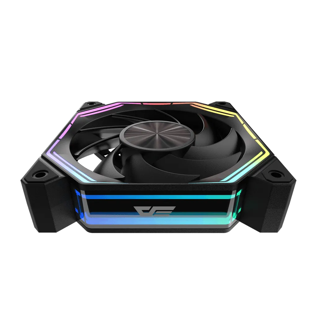 DarkFlash Infinity 34 (Black/White) (Regular/Reverse Blade) ARGB PWM Fan - Image 5