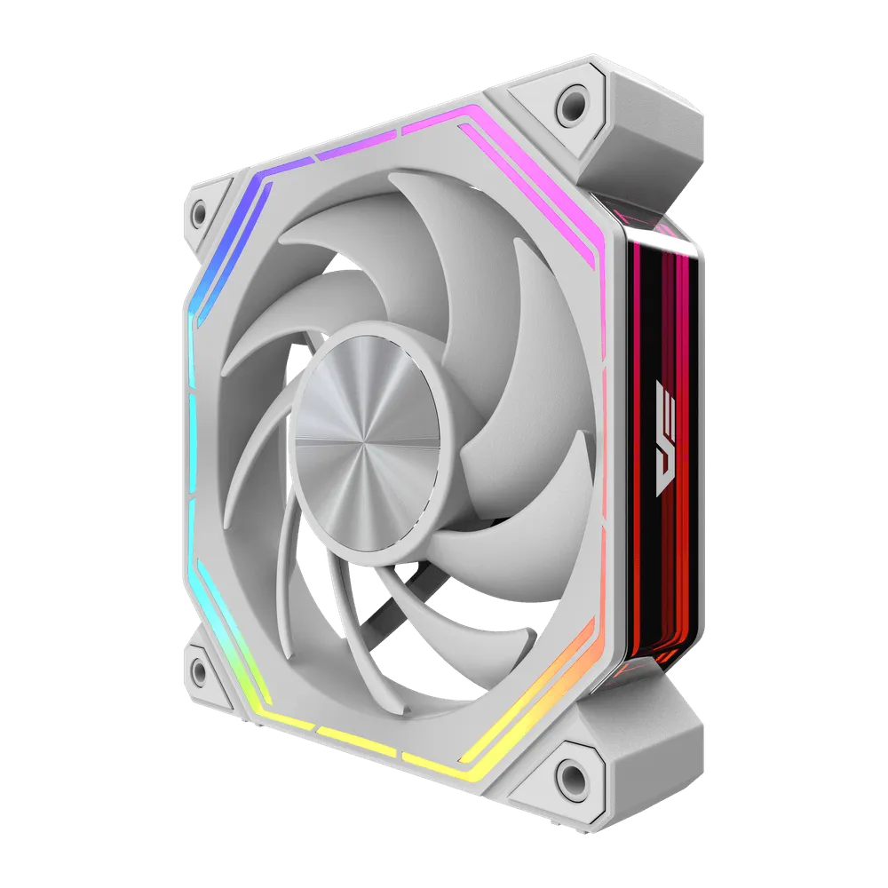DarkFlash Infinity 34 (Black/White) (Regular/Reverse Blade) ARGB PWM Fan - Image 9